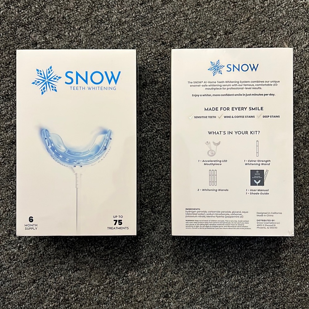 Snow teeth whitening SEALED!!